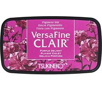 Tsukineko Delizia Viola Delight Versafine Clair-Tampone d'inchiostro, Materiale Sintetico, 5.6 x 9.7 x 2.3 cm