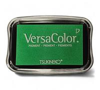 Tsukineko Inchiostro VERSACOLOR colore neon verde 95 x 65 mm. Cuscinetto