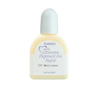 Tsukineko Inchiostro VersaColor Ultimate Pigment per Tampone e Timbri i Colore Narcissus (Giallo) da 15 ml - Accessori per Ricarica di Inchiostro dei Tamponi Delicata