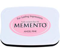 Tsukineko Memento-Tampone di Inchiostro per timbratura, Rosa Angelo, Grande, a Base d'Acqua, Traslucido, Impermeabile, per archiviazione, goffratura, Materiale Sintetico, Pad Size: 7,6 x 4,7 cm