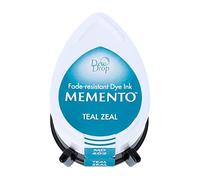 Tsukineko Memento Dew Drop Pad Inchiostro Dew Drop Pad, Teal Zeal