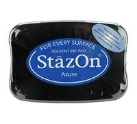 Tsukineko StazOn Solvent Ink Pad-Azure