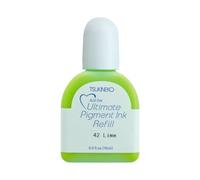 Tsukineko Ultimate Pigment Inker - Inchiostro per timbri, 15 ml, Verde, Lime-Accessori, reinker per tamponi di Inchiostro VersaColor, 15 ml