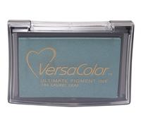 Tsukineko VersaColor Ink Stamping-Green, Laurel Leaf-Large-a Base d'Acqua, Opaco, archivio, Impermeabile-goffratura, Pad Dimensioni: 7,6 x 4,7 cm