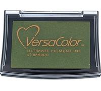 Tsukineko Tsukeniko Versacolor-Tamponi di Inchiostro pigmento, bambù, 4 x 4 cm