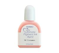 Tsukineko VersaColor Ultimate Pigment Timbri i Colore Cinnamon (Rosso) da 15 ml-Accessori per Ricarica di Inchiostro dei Tamponi Delicata, 0