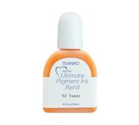 Tsukineko VersaColor Ultimate Pigment Timbri i Colore Topaz (Arancione) da 15 ml-Accessori per Ricarica di Inchiostro dei Tamponi Delicata, 15ml