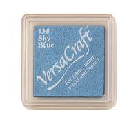 Tsukineko VersaCraft 05VKS138 - Cuscinetto per timbri a base d'acqua Sky Blue, coprente, resistente allo sbiadimento, dimensioni cuscino: 2,4 x 2,4 cm