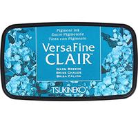 Tsukineko Brezza Calda Caldo Breeze Versafine Clair tampone d'inchiostro, Materiale Sintetico, Blu, 5.6 x 9.7 x 2.3 cm