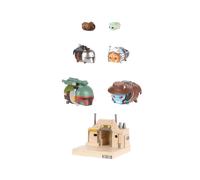 Tsum Tsum Disney Star Wars - Set di personaggi della Nuova Repubblica, altezza 7 cm, impilabili, include Cad Bane, Boba Fett, Ahsoka Tano, Din Djarin, Grogu e Jawa, per bambini dai 6 anni in su