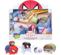 Tsum Tsum MARVEL SPIDERMAN DELUXE THEME SET - Personaggi di SpiderMan, Hobgoblin, Green Goblin, Doc Ock, Miles Morales, Ghost Spider perfetti anche per collezionisti