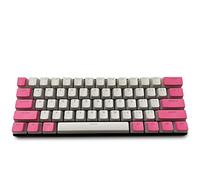 Tsung Keycaps, 61 Keycaps Backlight Double Shot PBT Pudding Keycaps OEM Profile Pudding Keyset per tastiera meccanica MX Cherry (solo Keycaps