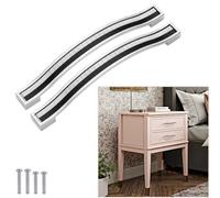 TsunNee 12 maniglie per armadietti in cristallo lucido, maniglie per cassetti con strass, maniglie moderne per armadietti, maniglie per ante di mobili, distanza tra i fori di 96 mm