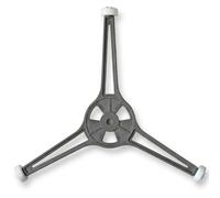 TSUOUKL 1 Pezzo Anello Giratorio Microonde (3 Bracci), 17,8 cm, Altezza Rulli 14 mm, Ricambio Universale per Piatto in Vetro