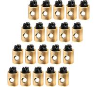 TSUOUKL 20 pz Cavi acceleratore per moto Morsetto per cavo per bicicletta Morsetto per cavo per bicicletta Morsetto per cavo per bicicletta Cavo acceleratore in ottone 5x6mm