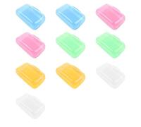 TSUOUKL Copri Spazzolino da Denti, 10 Pcs Coprispazzolino da Viaggio Portatile, Copertura Spazzolino Antipolvere per Viaggi a Casa, per Casa Escursionismo Campeggio
