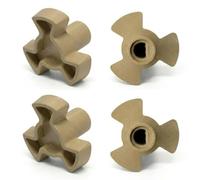 TSUOUKL Set da 4 Accoppiatori a Forma di Y per Piatto Girevole Microonde, Ricambio Universale per Samsung, LG, Panasonic, Supporto di Trasmissione in Plastica Resistente