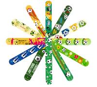TSUOUKL Set di 12 Braccialetto Snap Calcio, Accessori per Tifosi per Feste e Stadio, Decorazione per Feste per Adulti e Fan, Bracciale Sportivo per Celebrazioni e Raduni
