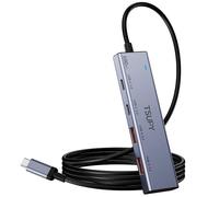 TSUPY Hub USB C 10Gbps, Sdoppiatore USB C con 2 porte USB-C 3.2 & 2 porte USB-A 3.2, Multipresa USB C in alluminio con cavo da 120 cm per MacBook Pro/Air, iMac, iPhone 15/15 Pro, Surface Pro ecc.