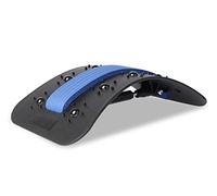 TSUSF Rotazione Schiena Massaggiatore Barella Correttore Magnetico Supporto Lombare della Colonna Vertebrale Dolore al Collo Relax Cuscino Cervicale Fitness Chiropratica (Color : Blue)