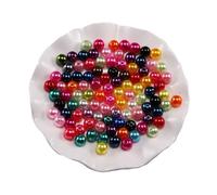 TSWNG Perline per gioielli, 100-800 pezzi, 3-12 mm, perforate, comode da usare, leggere ma robuste, in plastica, utilizzate per una varietà di gioielli, abbigliamento e progetti artigianali, ecc