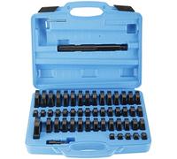 TSX TOOL Kit Estrattore Installatore Cuscinetti 52 Pezzi Universale Dischi 18-74mm Boccole Paraolio Albero 12mm Valigetta