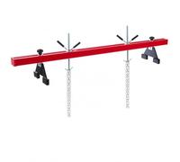 TSX TOOL Supporto Elevatore Motore 500 kg con 2 Catene Bracci Regolabili 110-150 cm Piedini Antiscivolo per Officina