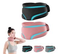 TSYIDUI Portable Cervicorrect Neck Brace,Anti Snoring Cervical Collar Relief Neck Pain,Soft Foam Neck Brace Support Neck,Wrap And Stabilize,Neck Support Brace For Sleeping For Women And Men (B+P)
