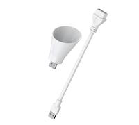 Tsynapter Lampada portatile USB a collo di cigno con luci soffuse per la cura degli occhi per leggere fino a tarda notte in camera da letto o in campeggio Spine USB in lampada per dormire