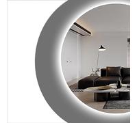 TSYORHSC Specchio da Parete Illuminato, Senza Cornice, dimmerabile, a Figura Intera, 84x120 cm, Specchio Decorativo Irregolare per Soggiorno, Design Beslagfrei.