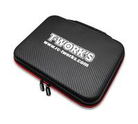 TT-075-A-L Borsa Semi-Rigida Effetto Carbonio per Attrezzi RC