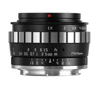 TT Artisan Obiettivo primario grandangolare APS-C 23 mm F1.4 MFT NERO+ ARGENTO