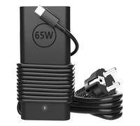 TT&C Nuovo Dell 65W USB C Caricatore Portatile Computer,Adattatore di Alimentazione Compatible con 3160 3180 3340 3380 3460 3470 3480 3550 3560 3570 5250 5280 5290 5450 5480 7280 7390 7480 7490 XPS 13
