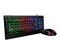 Tt eSPORTS Challenger Combo tastiera USB Tedesco Nero
