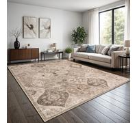 TT Home Tappeto Boho Vintage Soggiorno Pelo Corto Design Retro Antiscivolo Facil