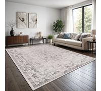 TT Home Tappeto Boho Vintage Soggiorno Pelo Corto Design Retro Antiscivolo Facil