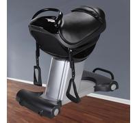 TT-YEC Attrezzo Elettrico per Addominali Vibranti, Simulatore di Equitazione A velocità Regolabile, con Display LCD, Interruttore di Sicurezza, Pedali Regolabili, 120 W.,Nero