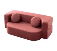 TT-YEC Divano Letto Matrimoniale Moderno Pieghevole con Poggiatesta E Supporto per Lo Schienale, Divano Compresso Senza Struttura, Velluto A Coste/Tessuto Intrecciato.,Corduroy 180cm c