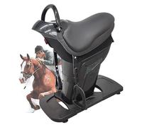 TT-YEC Macchina per Esercizi Addominali da Equitazione A 20 velocità, Macchina Elettrica per Equitazione, Macchina per Fitness con Simulazione 3D, Simulatore Equestre da 200 W,Nero