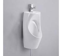 TT-YEC Orinatoio Commerciale in Ceramica per Adulti, Orinatoio Anti-Rovesciamento per Uomini, Orinatoio A Parete con Scarico, con Lavandino E Rubinetto.,Pull out Faucet b