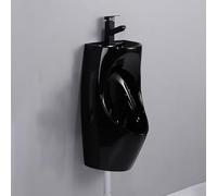 TT-YEC Orinatoio Commerciale in Ceramica per Adulti, Orinatoio Anti-Rovesciamento per Uomini, Orinatoio A Parete con Scarico, con Lavandino E Rubinetto.,Pull out Faucet d