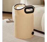 TT-YEC Pediluvio Da Viaggio Pieghevole, Borsa Per Pediluvio Resistente Alle Alte Temperature Con Maniglia, Secchio Per Pediluvio Multifunzionale, Pediluvio Portatile,Beige