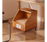 TT-YEC Piccolo Scaldapiedi Personale, Scaldapiedi Avvolgente in Legno E Scaldacaviglie con Termostato Continuo, Riscaldatore sotto La Scrivania