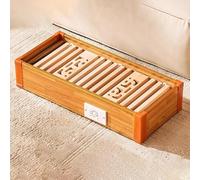 TT-YEC Riscaldatore per Gambe di Tavolo in Legno, Piccolo Scaldapiedi per Uso Domestico, Riscaldatore Elettrico Portatile Silenzioso, Controllo della Temperatura Continuo A 5 Livelli,L70×w32×h13cm