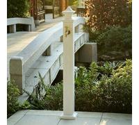 TT-YEC Rubinetto Antigelo Multifunzionale per Esterni, con Getto d'Acqua per Patio in Lega di Alluminio, Pistola A Spruzzo 7M, Ingresso A Terra/Ingresso Laterale,Side Water Inlet h114cm