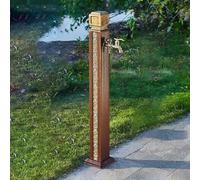 TT-YEC Rubinetto da Esterno in Lega di Alluminio con Getto d'Acqua, Completo di Rubinetto E Pistola A Spruzzo da 15 M, con Ingresso dell'Acqua Laterale E Inferiore,B