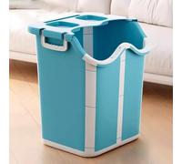 TT-YEC Secchio Immerso Per Bagno Di Grande Capacità, Secchio Pieghevole Pdice Portatile, Bagno Con Manico E Sfere Di Massaggio, Ciotola Spa Grande Per Il Piede, Bagno Di Plastica