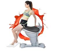 TT-YEC Simulatore di Equitazione, Simulatore di Equitazione Elettrico 3D, 20 velocità + 3 modalità Intelligenti, con Interruttore di Sicurezza, Display LCD One-Touch,Grigio