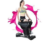 TT-YEC Simulatore di Equitazione, Simulatore di Equitazione Elettrico 3D, 20 velocità + 3 modalità Intelligenti, con Interruttore di Sicurezza, Display LCD One-Touch,Nero