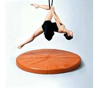 TT-YEC Tappetino Anticaduta in PU per Pole Dance, Pieghevole, Protettivo, Spesso 5 Cm, Portatile, Adatto per Lo Yoga A Casa,F l160cm/62.99in